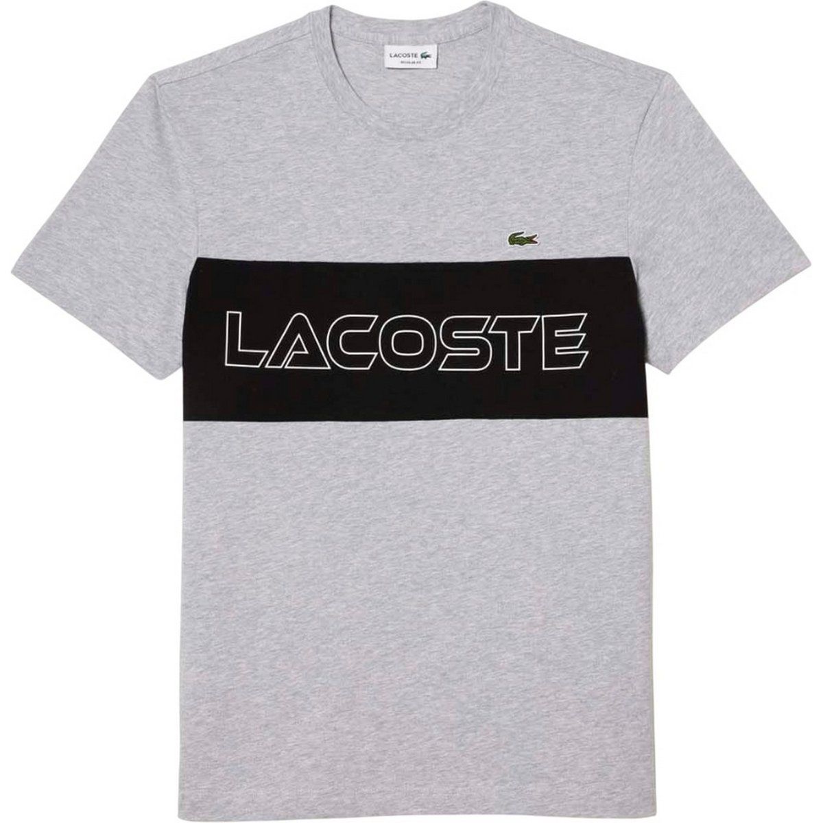 Lacoste T-Shirt mit Logo-Grafik und Rundhalsausschnitt