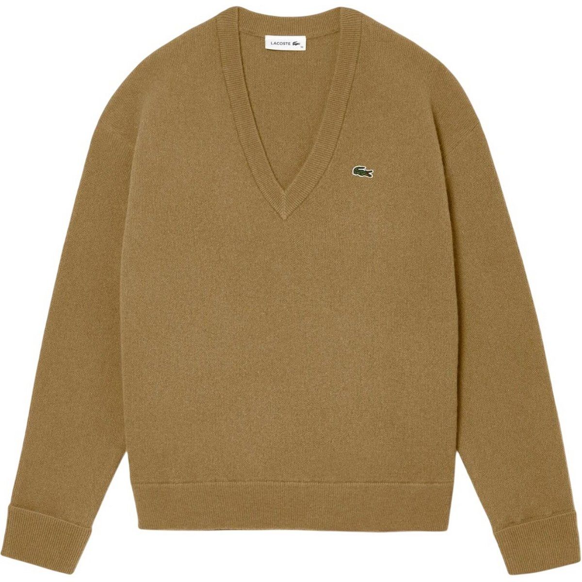 Damen Strickpullover mit V-Ausschnitt, leger