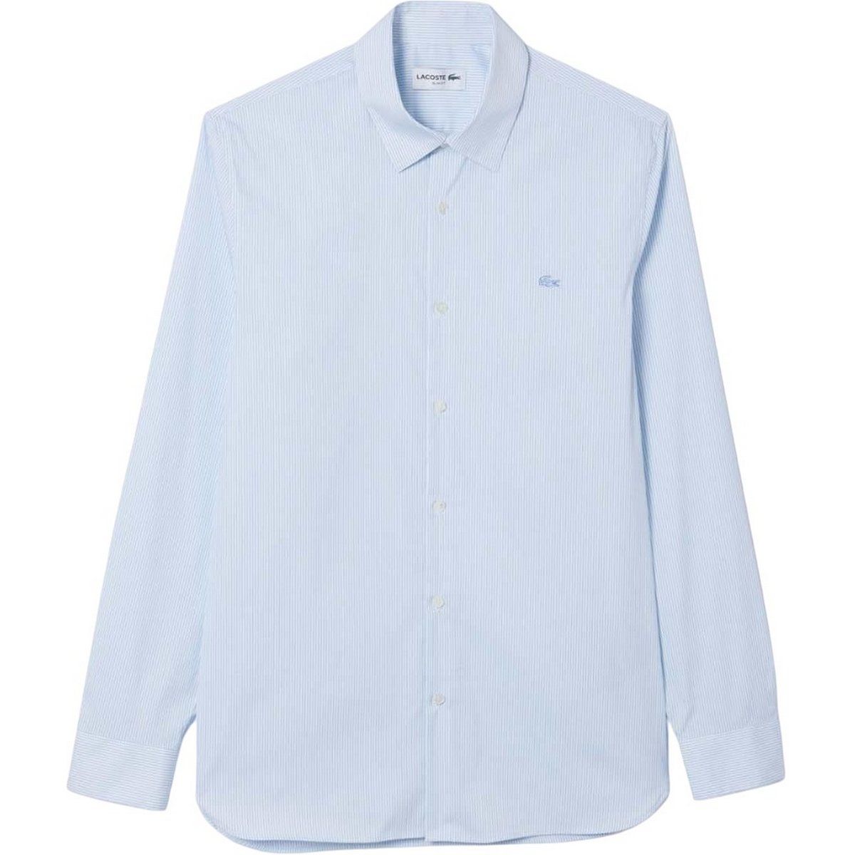 Gestreiftes Slim Fit Popeline-Hemd