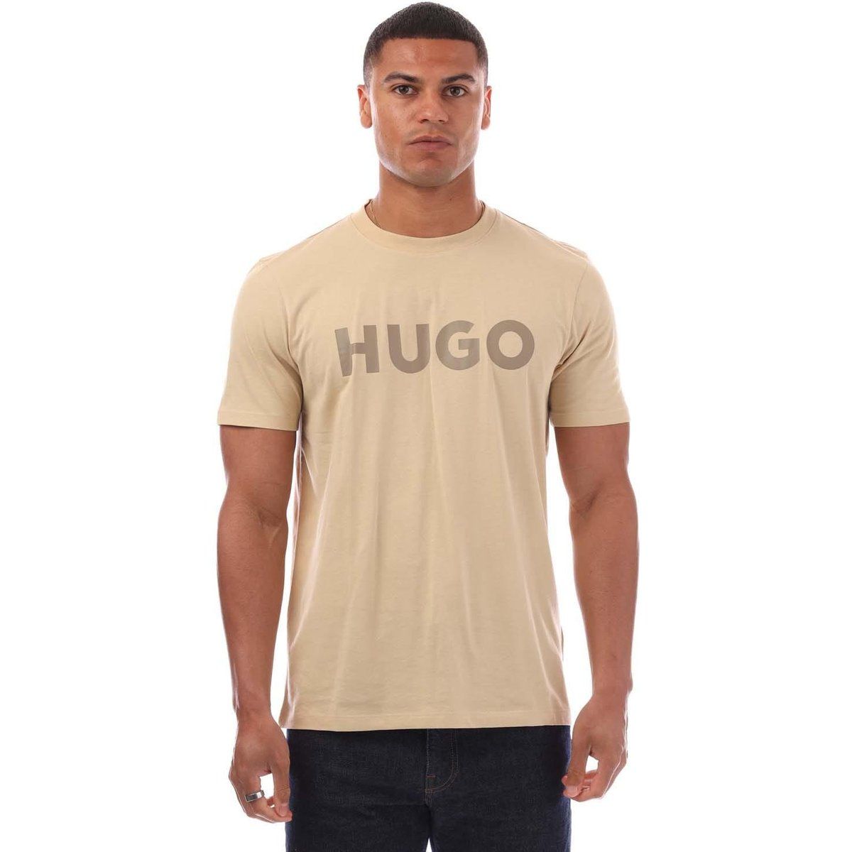 Herren T-Shirt mit Logo, reguläre Passform