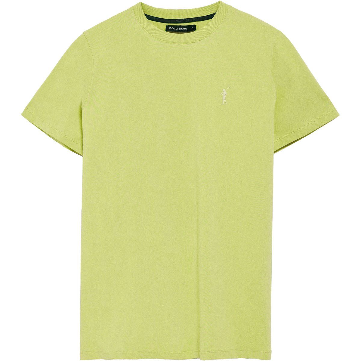 Baumwoll T-Shirt mit Rundhalsausschnitt