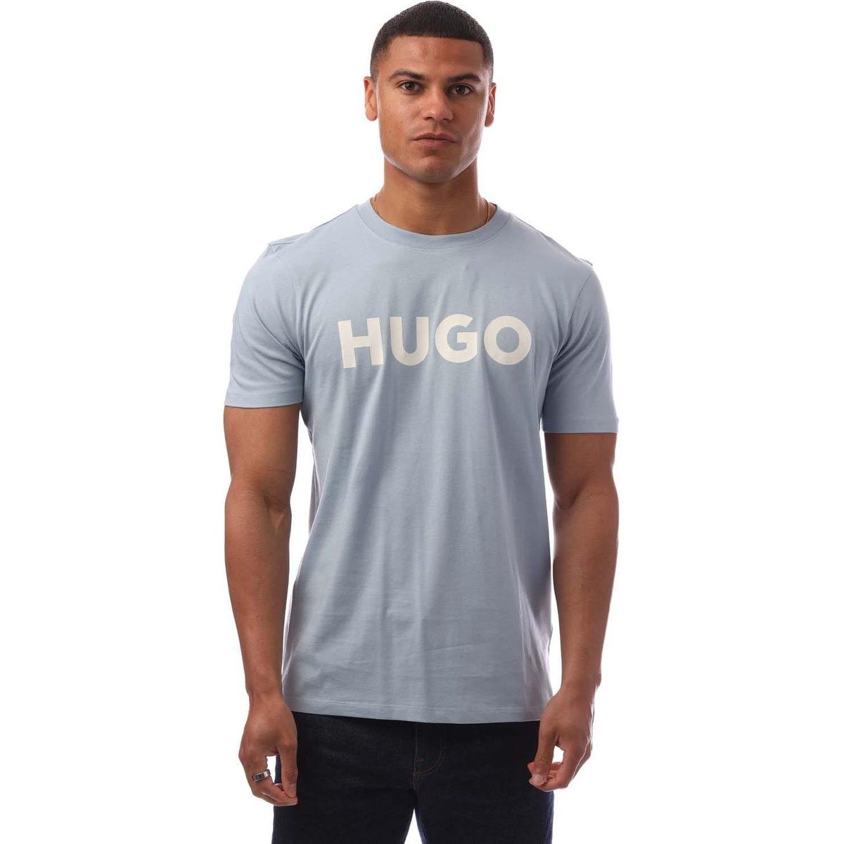 Herren T-Shirt mit Logo, reguläre Passform