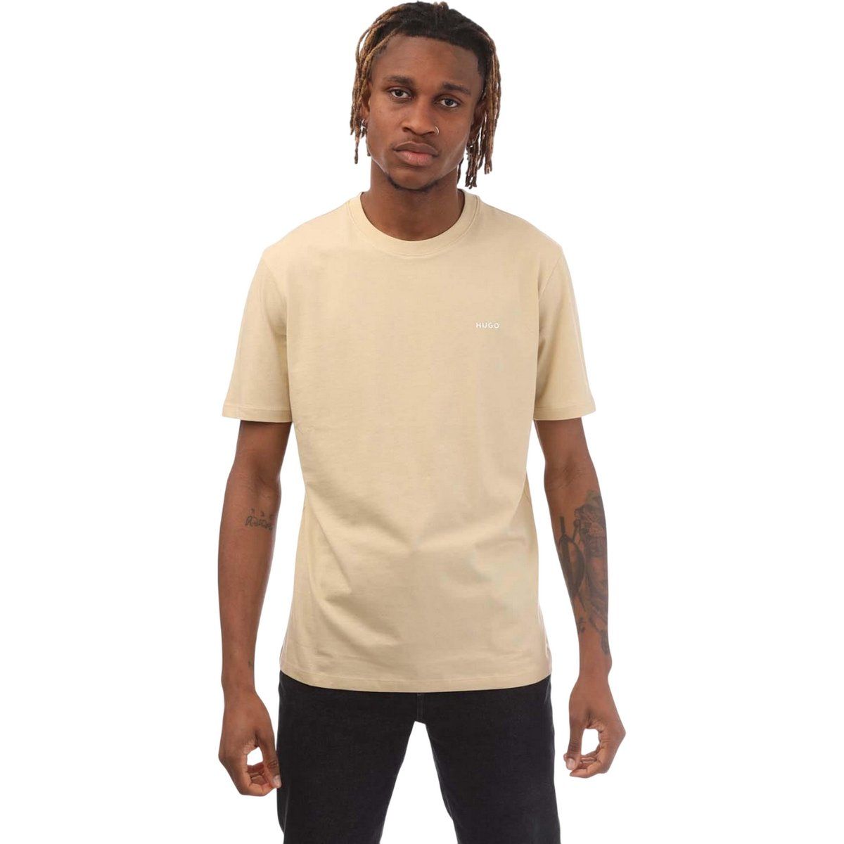 Herren T-Shirt mit Logo, reguläre Passform