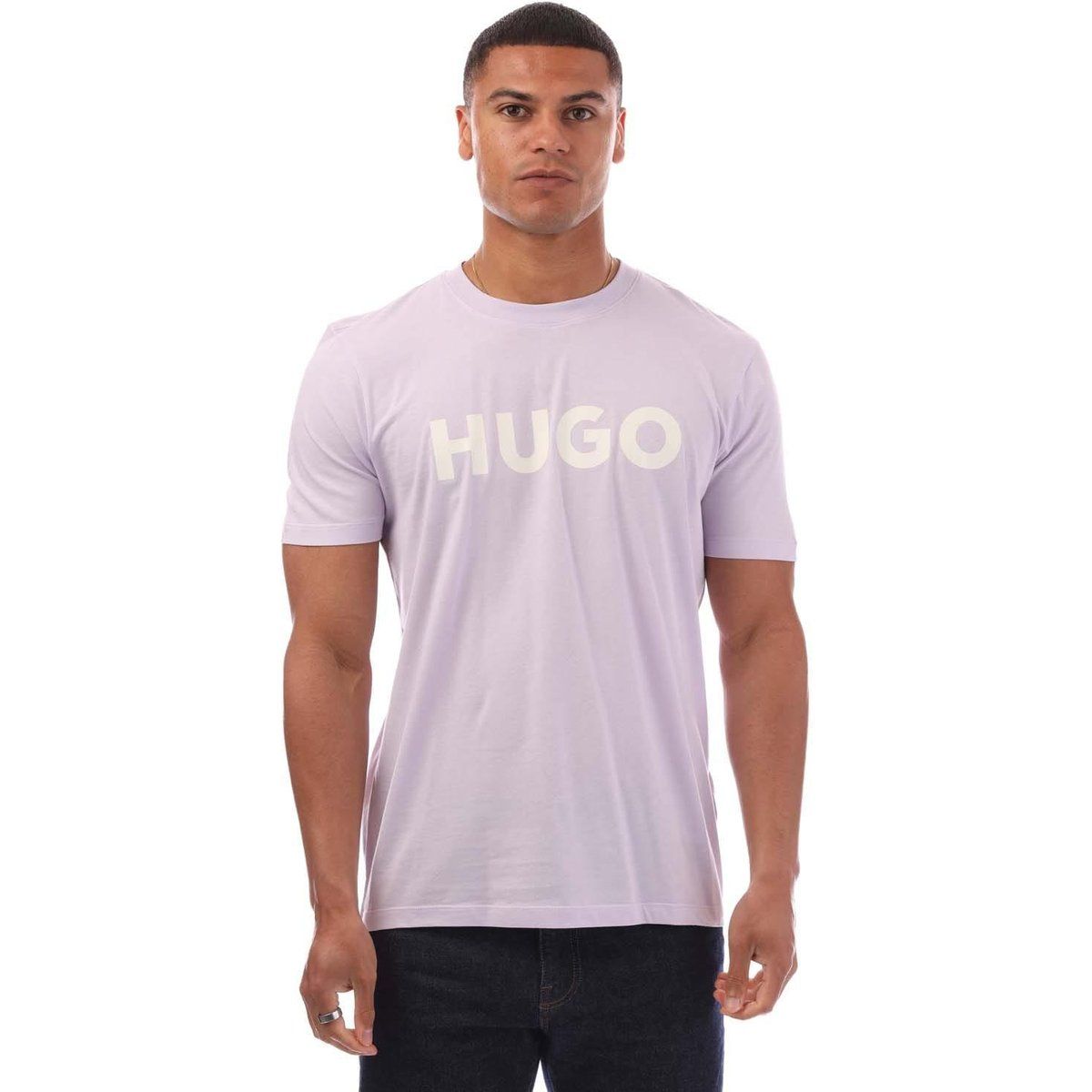 Herren T-Shirt mit Logo, reguläre Passform