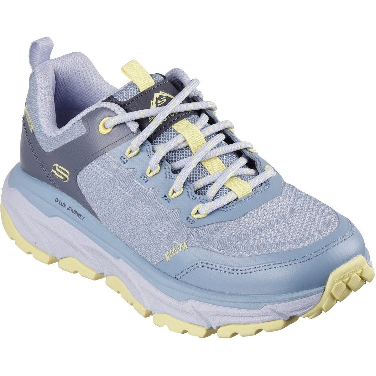 Bequeme blaue Wanderschuhe für Damen