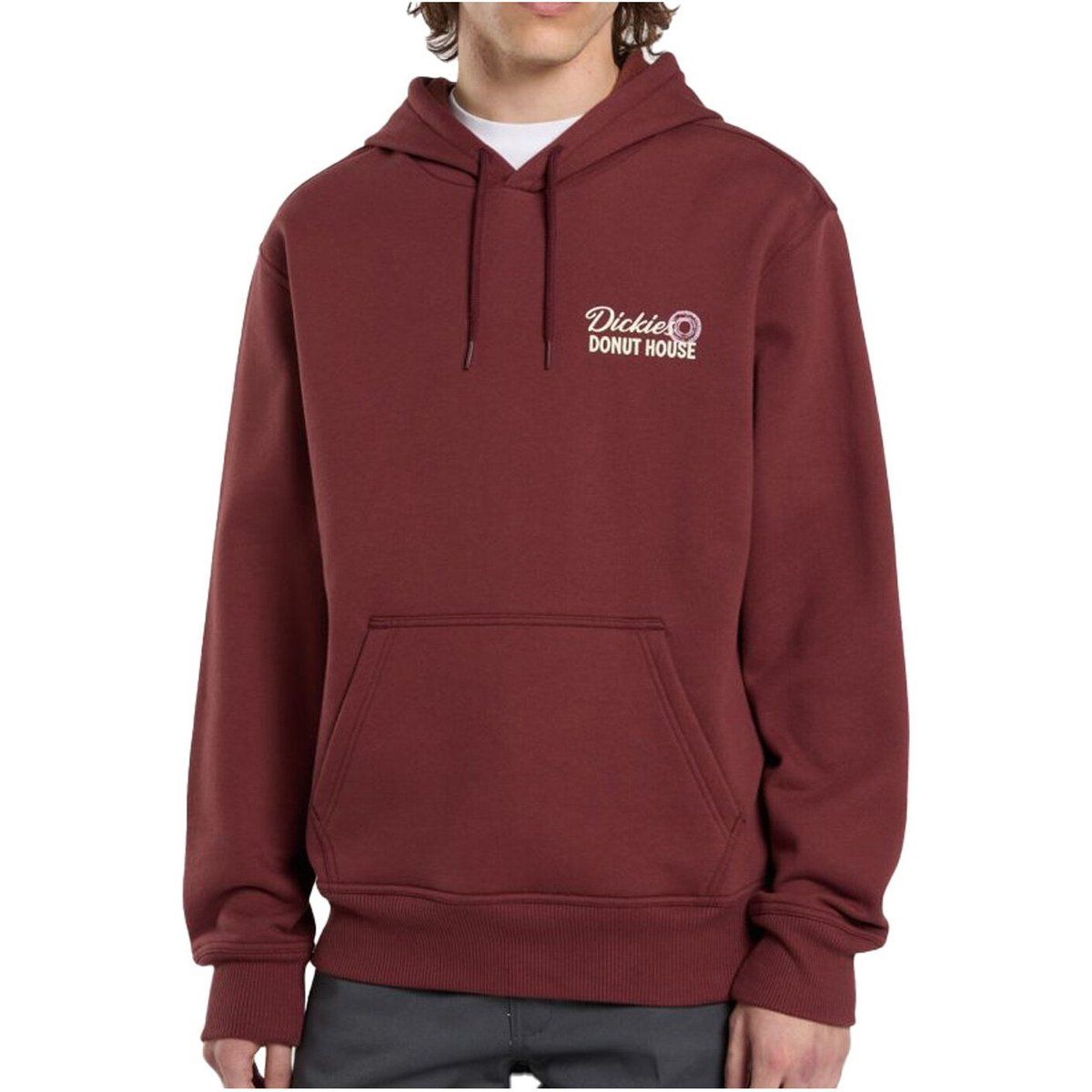 Retro Grafik-Fleece-Pullover