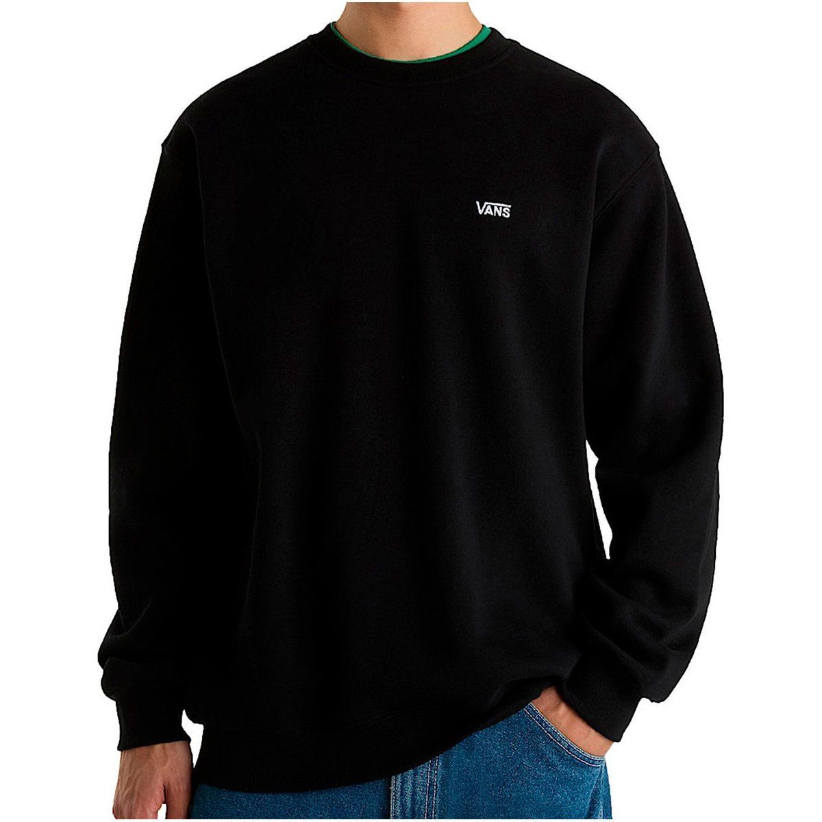 Locker geschnittenes Logo-Rundhals-Sweatshirt