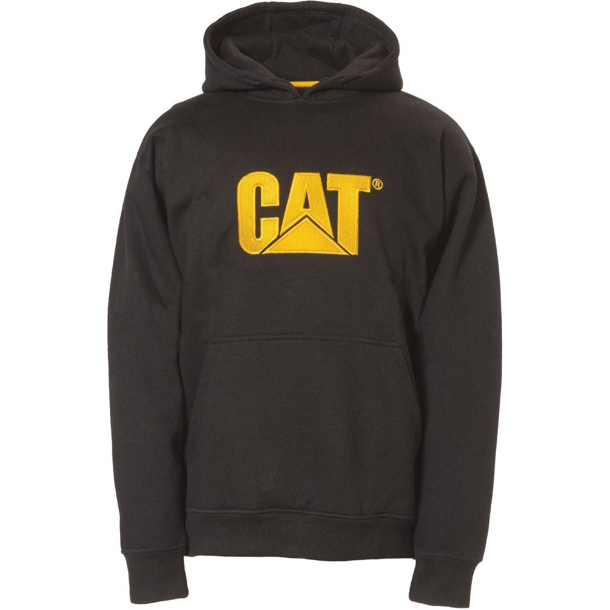 Caterpillar Marken Baumwolle Herren schwarzer Kapuzenpullover