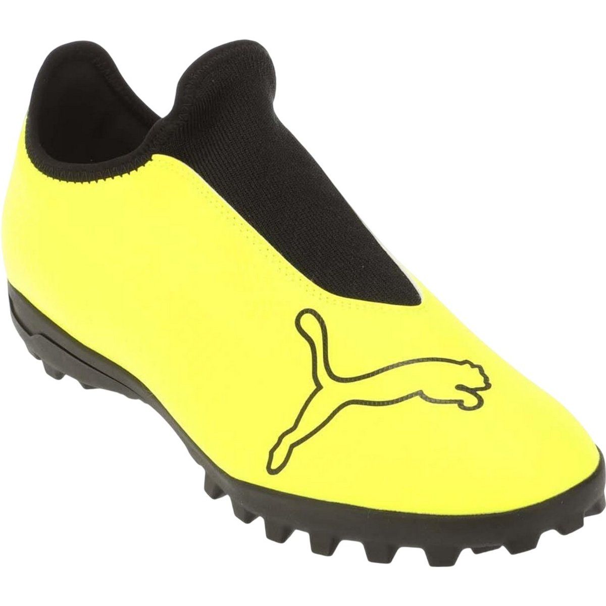 Gelbe Turf Fußballschuhe zum Reinschlüpfen