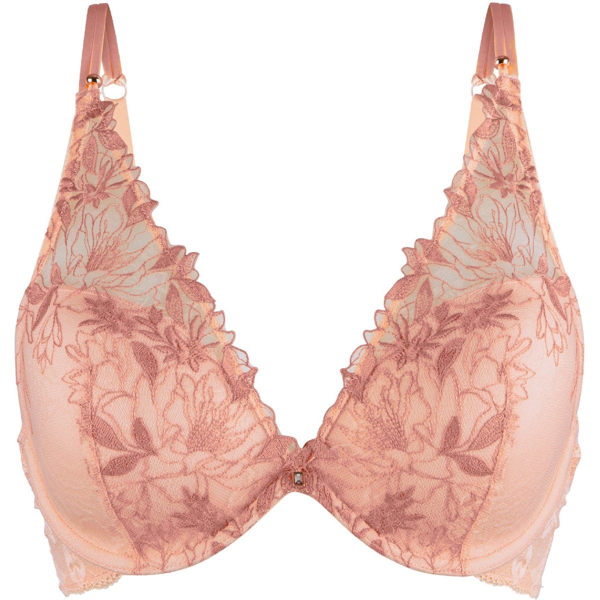 Triangel-BH mit floraler Spitze und Bügel