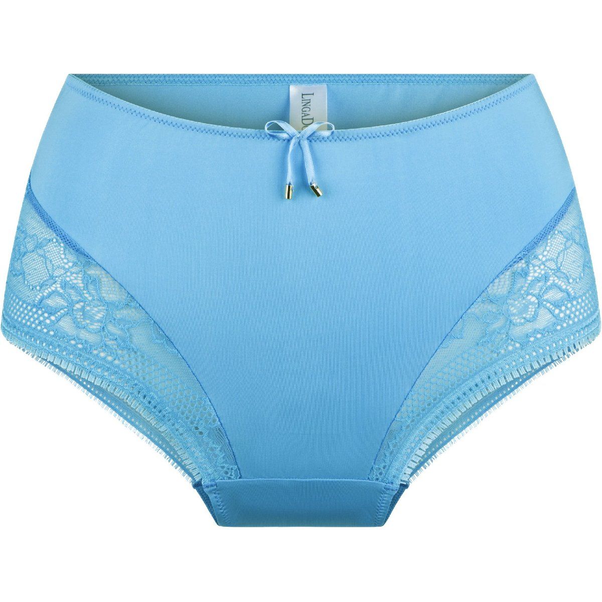 Slip mit hoher Taille und Spitzendetail