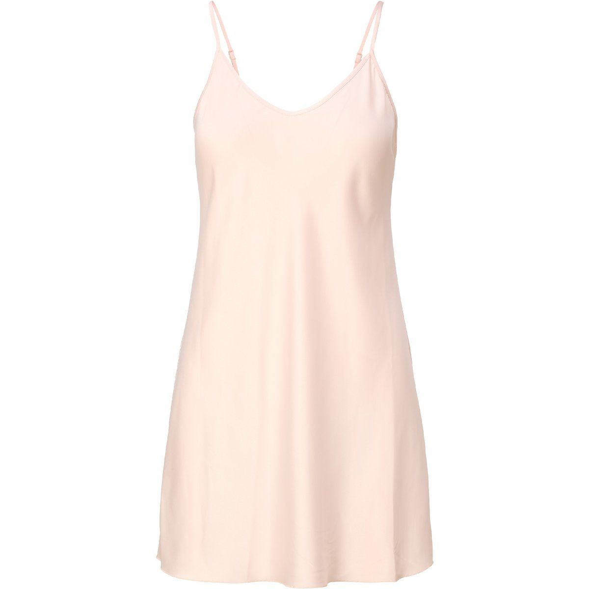 Satin-Kleid mit Spaghettiträgern