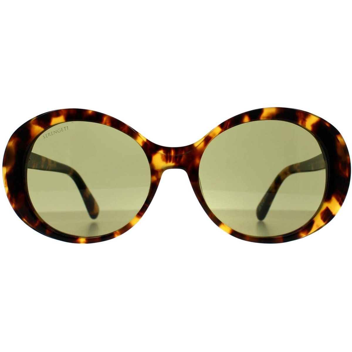 Runde Schildpatt-Sonnenbrille