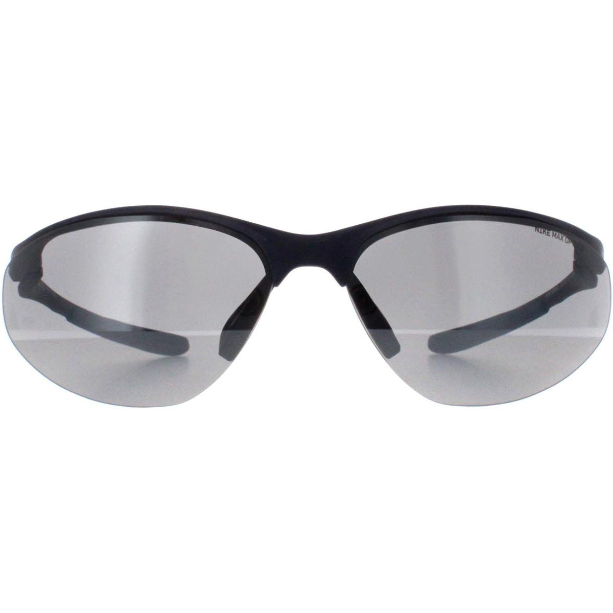 Sportliche Halbrand-Sonnenbrille mit Spiegelgläsern