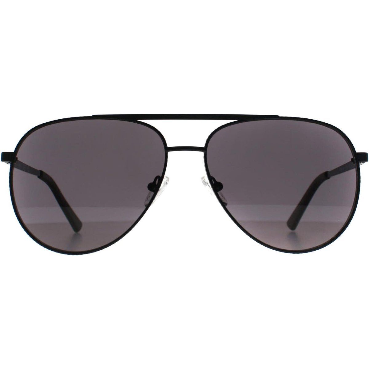 Klassische Pilotenbrille mit schwarzem Rahmen