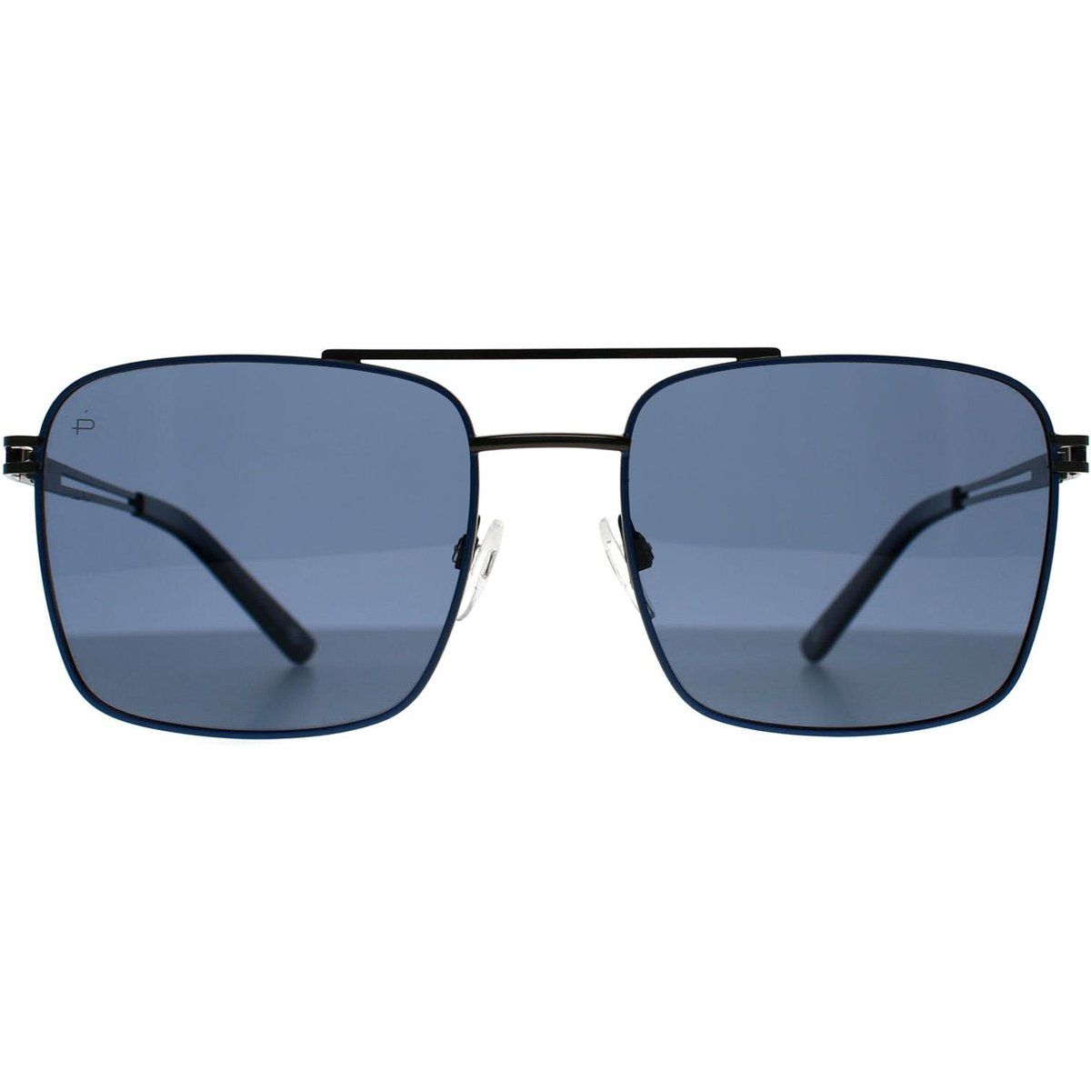 Moderne Eckige Doppelsteg Pilotenbrille