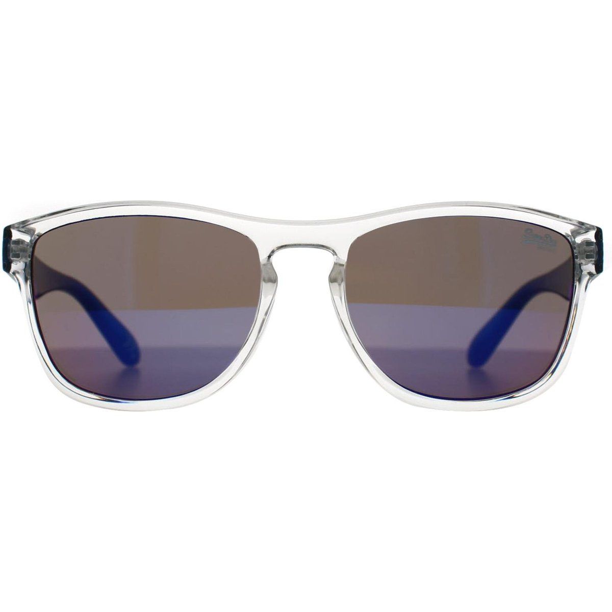 Sonnenbrille mit klarem Kristallrahmen
