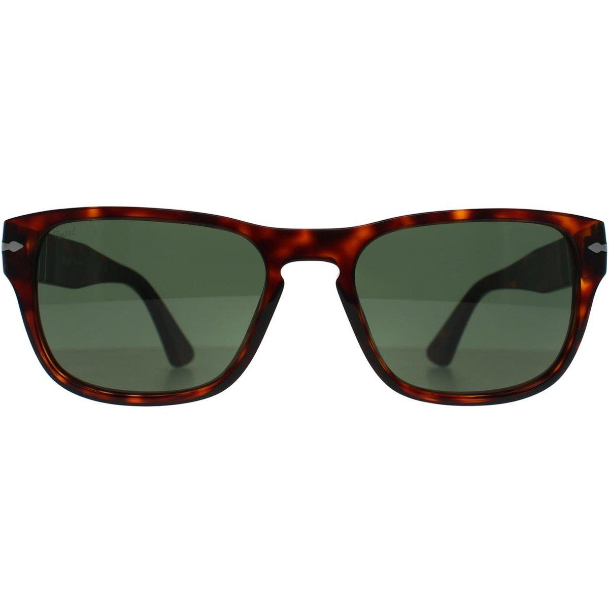 Markante quadratische Sonnenbrille in Havanna-Optik