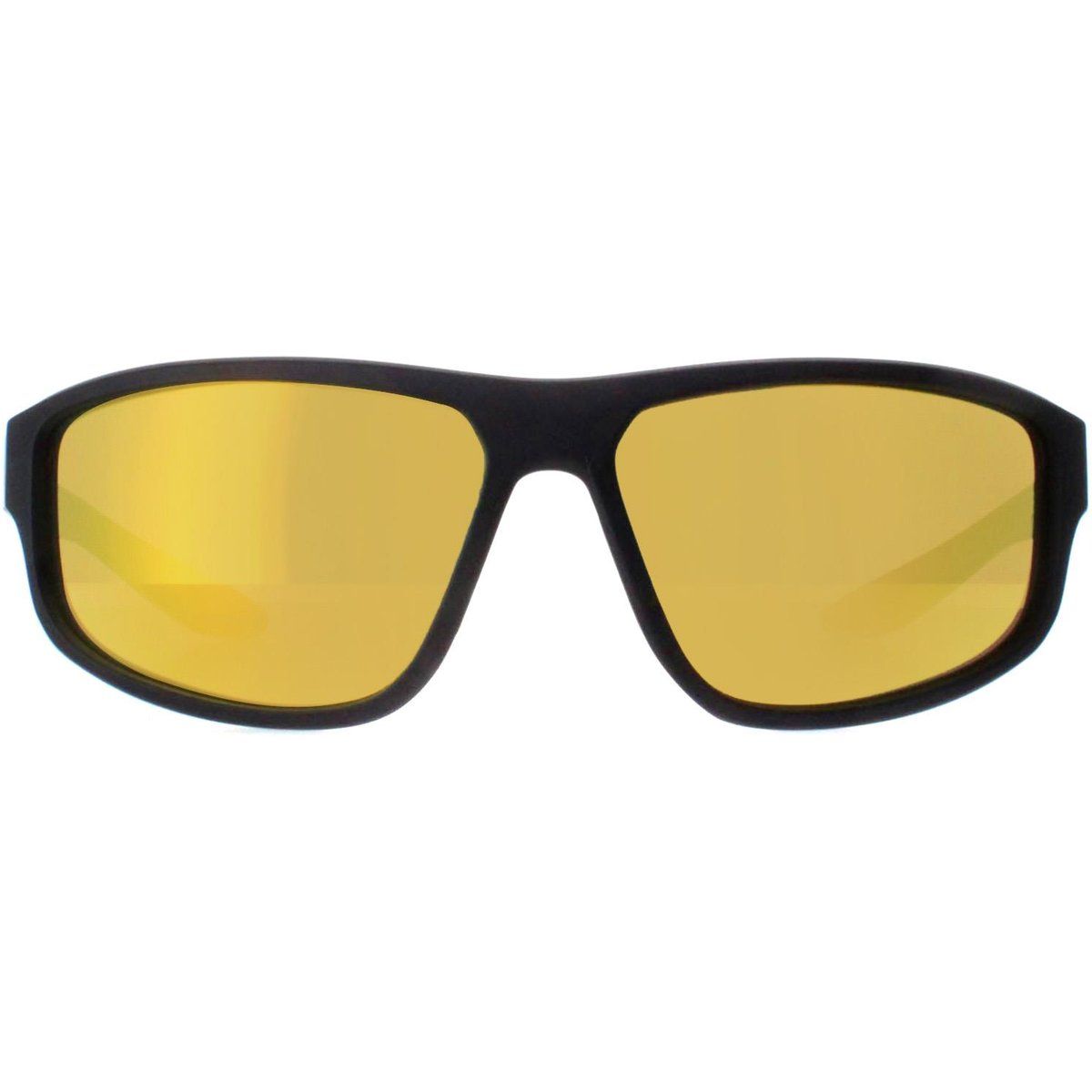 Sportliche Sonnenbrille mit orangen Gläsern