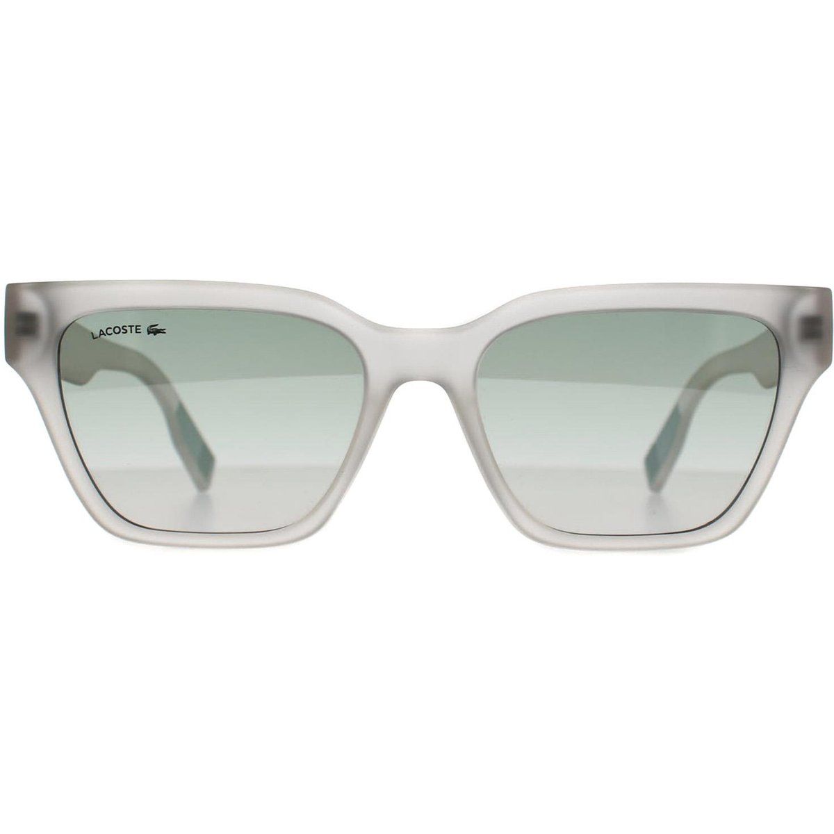 Quadratische Sonnenbrille mit mattem Kristallrahmen