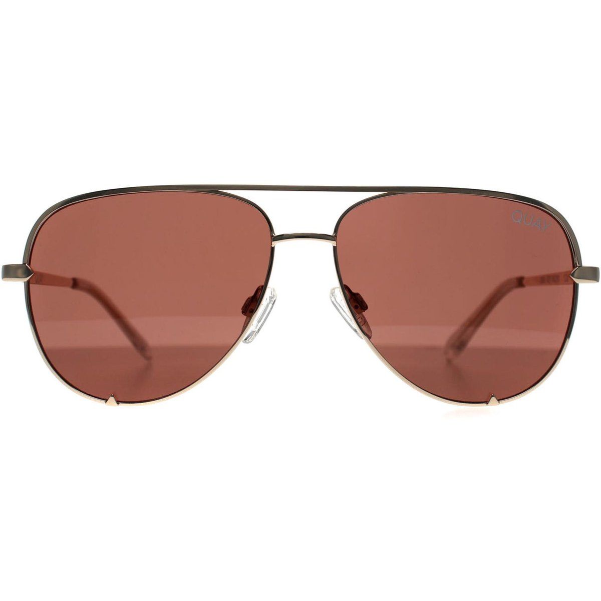 Kompakte Pilotenbrille mit flachen Gläsern