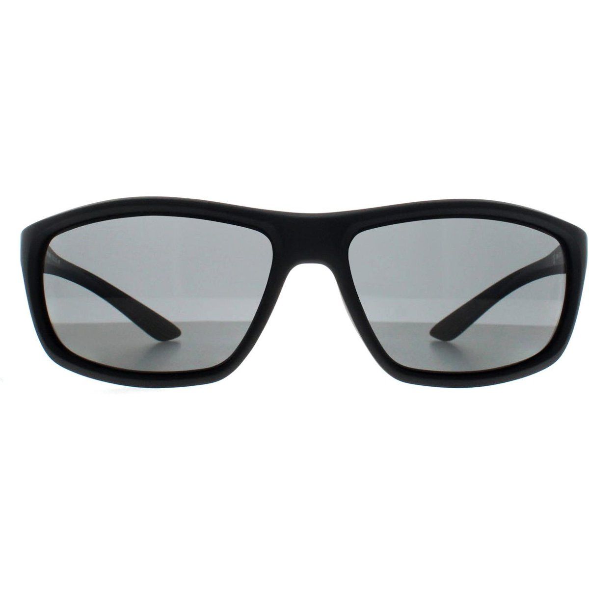 Mattschwarze polarisierte Sport-Sonnenbrille