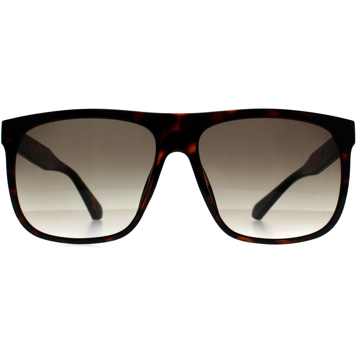 Minimalistische Havana-Sonnenbrille mit Farbverlauf