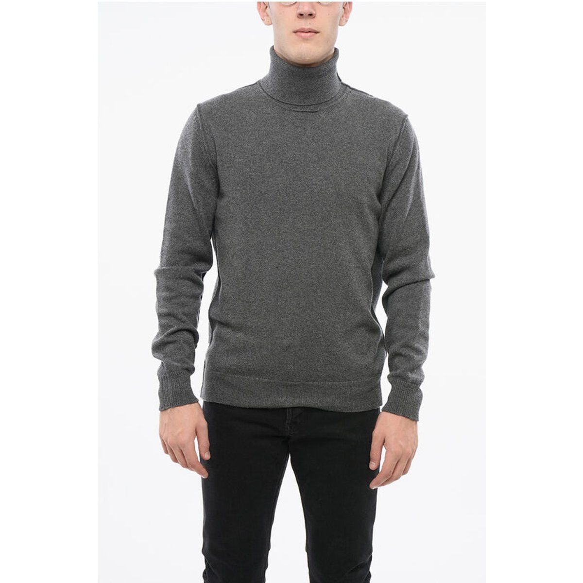 Herren Kaschmir Rollkragen Strickpullover