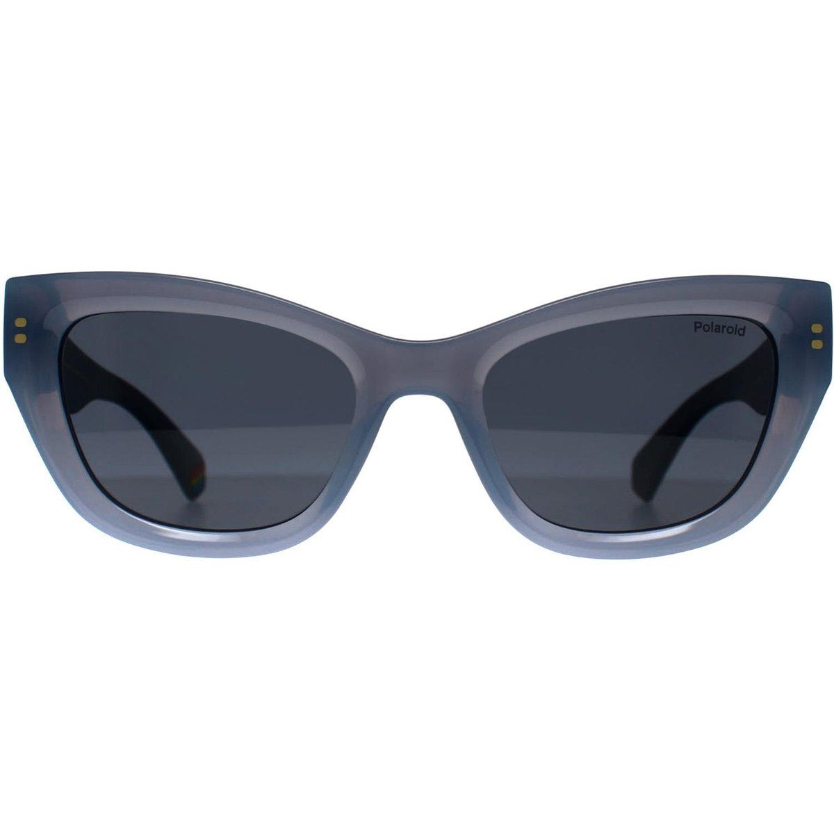 Cat-Eye Sonnenbrille Azurblau Polarisiert