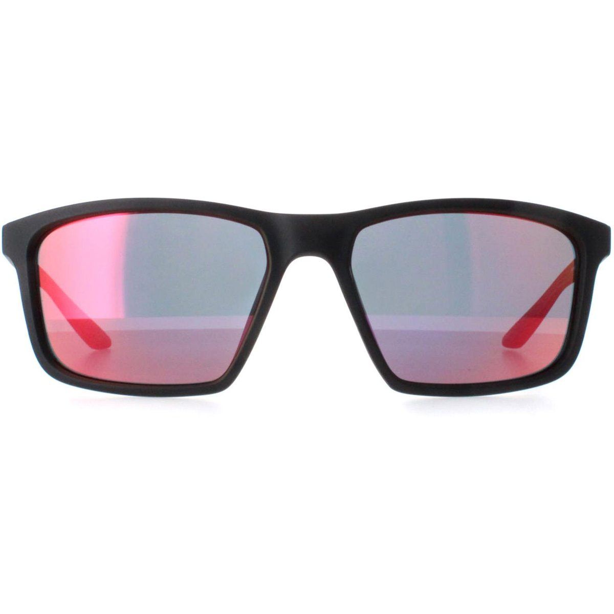 Matte Schwarze Rechteckige Sonnenbrille