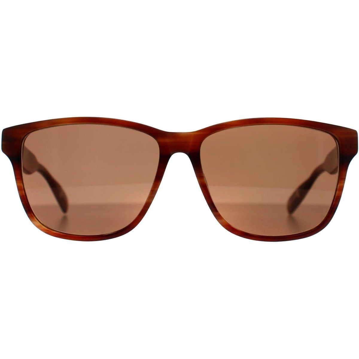Quadratische Sonnenbrille mit Horn-Muster