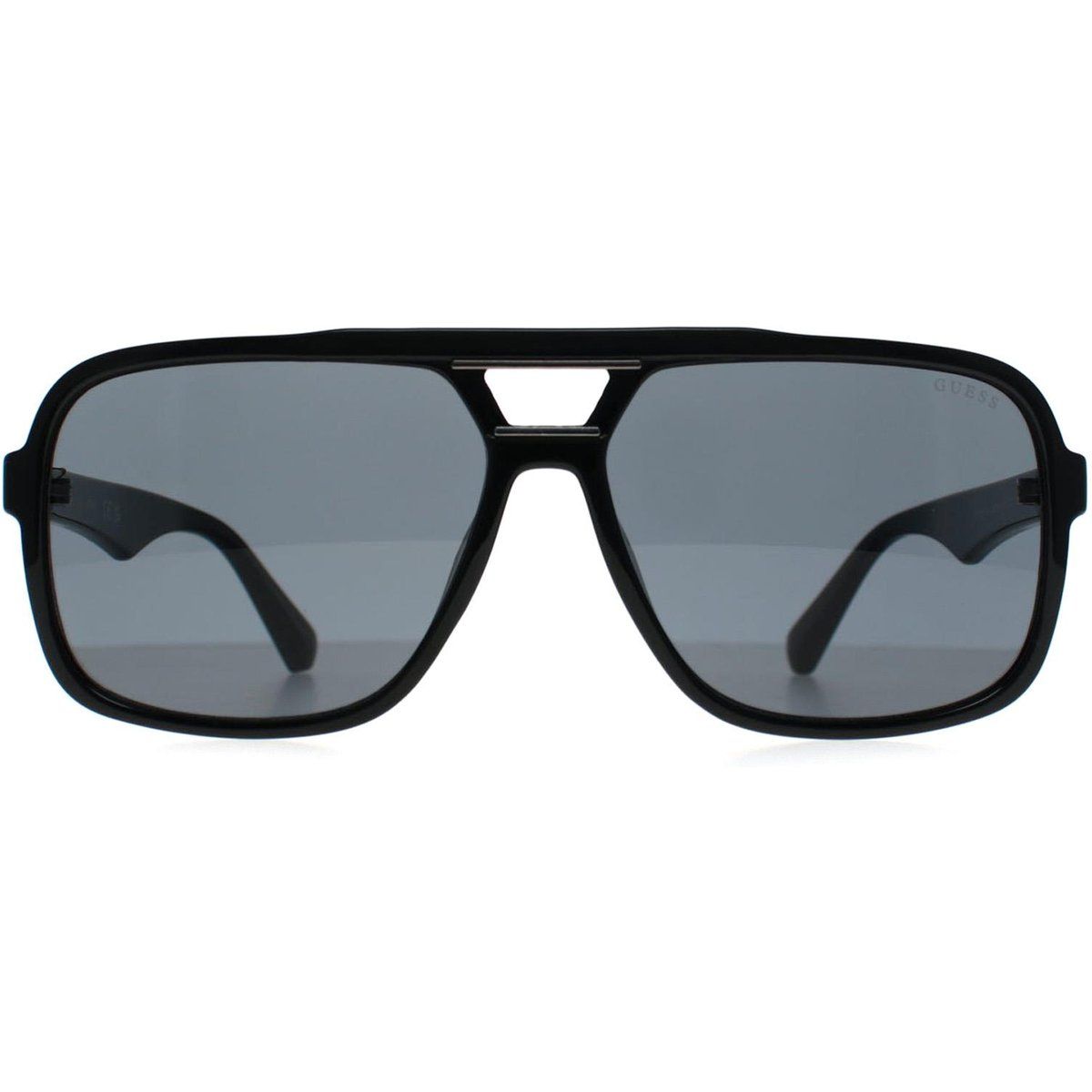 Schwarze Piloten-Sonnenbrille