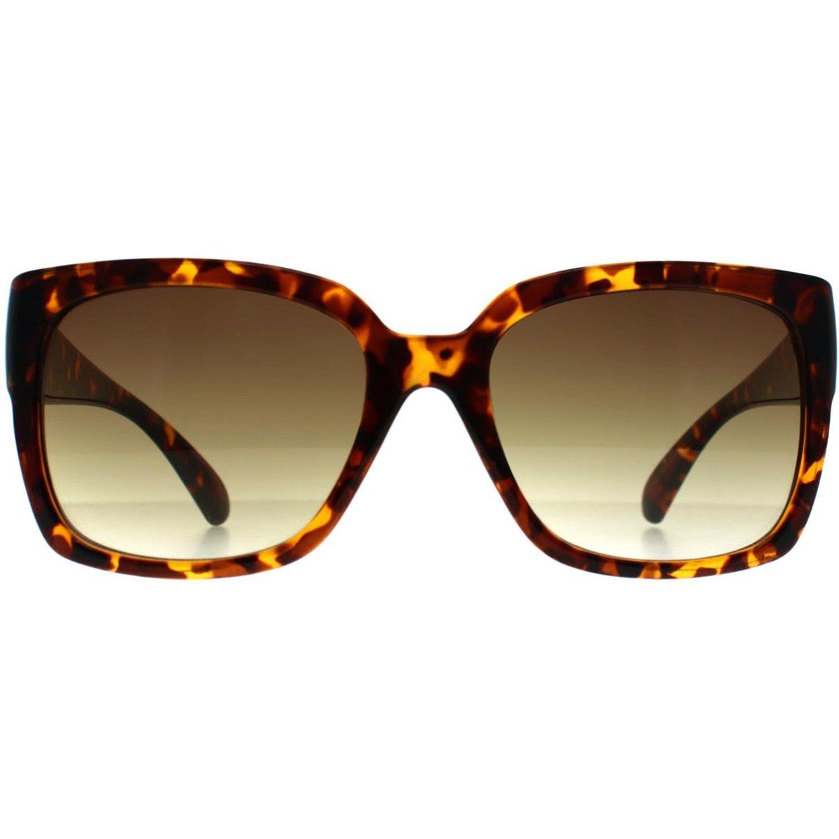 Übergroße, quadratische Schildpatt-Sonnenbrille