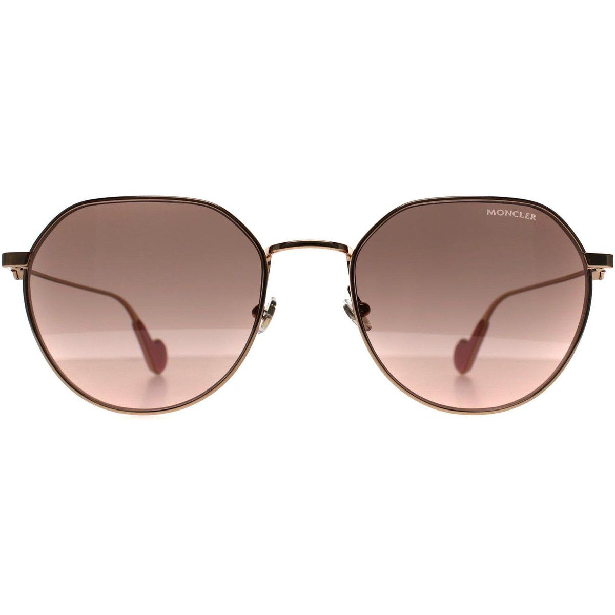 Runde Roségold Sonnenbrille