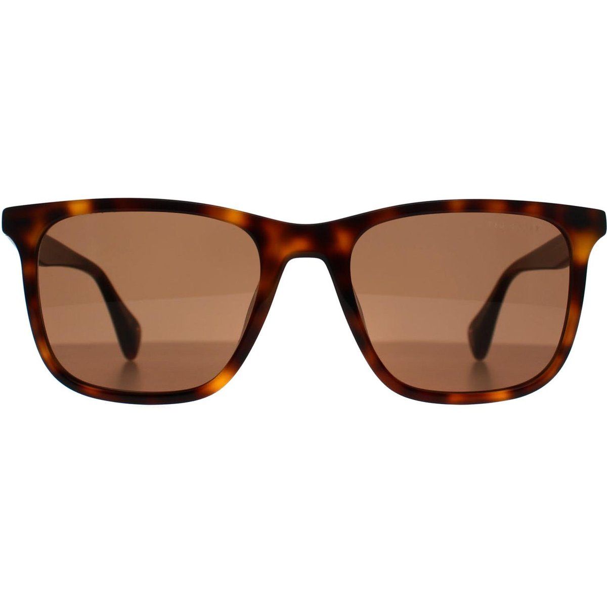 Moderne quadratische Sonnenbrille in Schildpatt-Optik