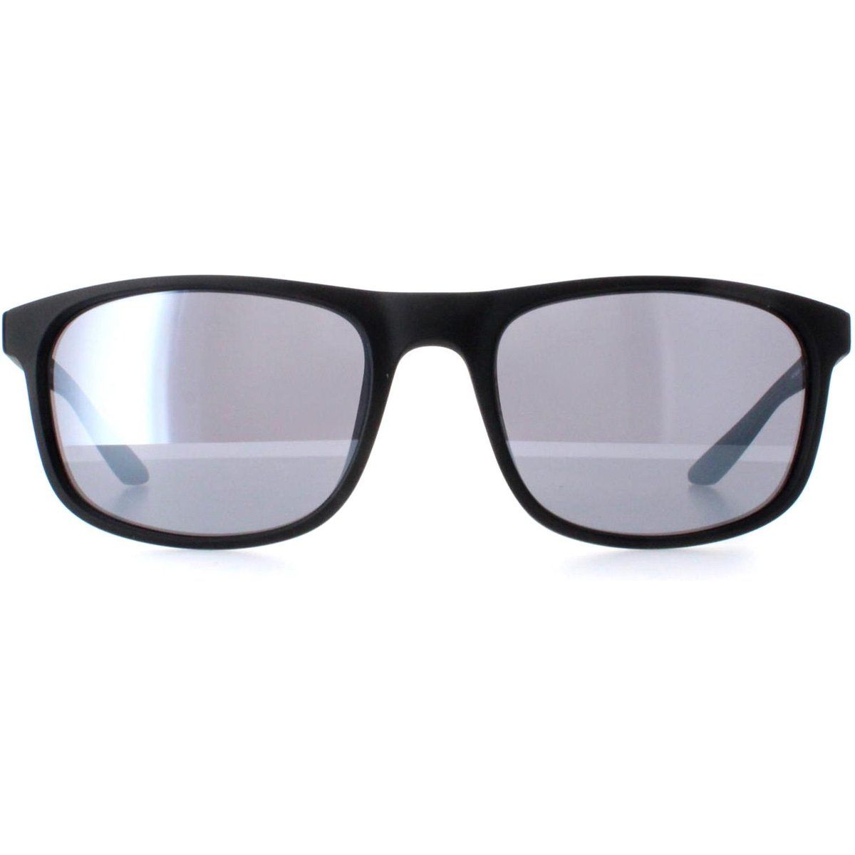 Matte schwarze Sonnenbrille mit quadratischem Rahmen