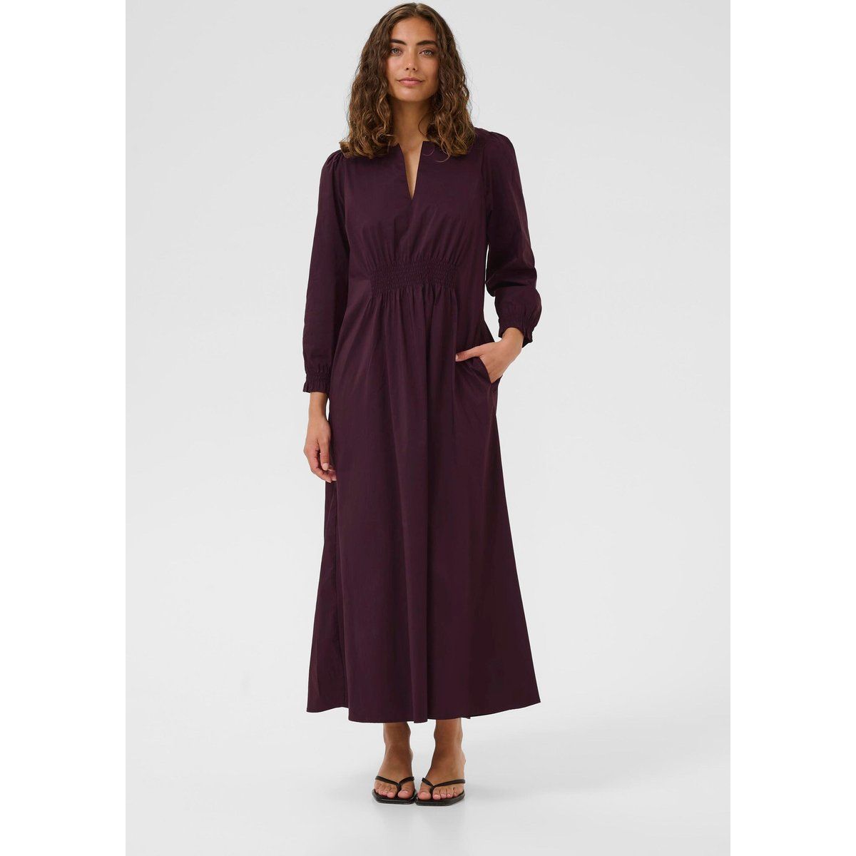 Kleid CUelna Feminine wine