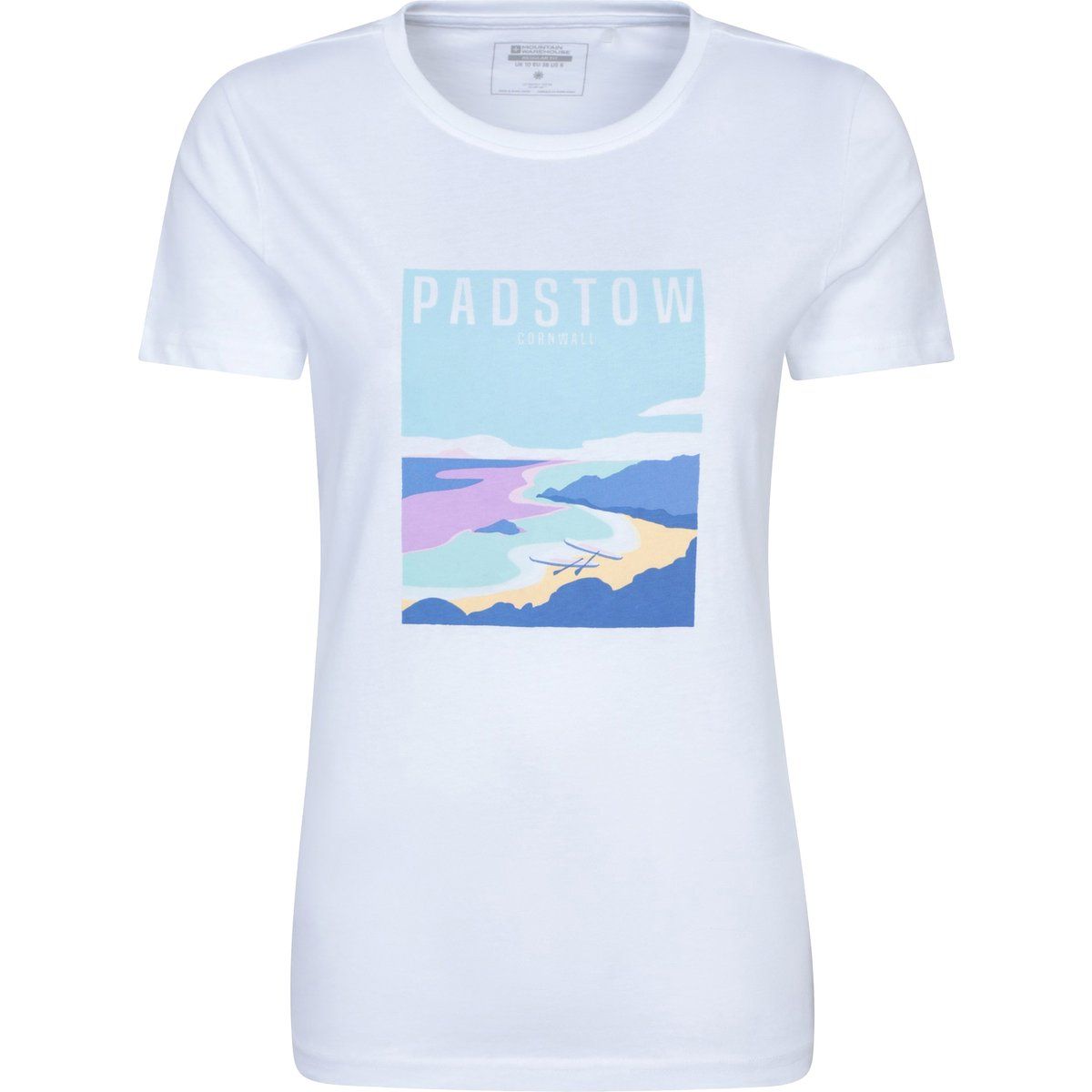 Mountain Warehouse - "Padstow" T-Shirt für Damen kurzärmlig (Weiß)