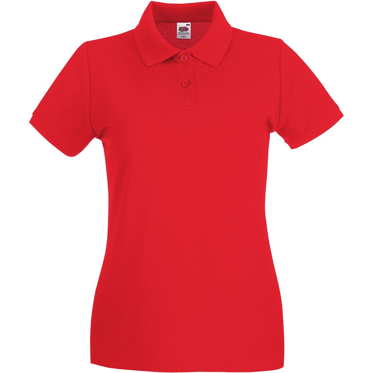 Fruit of the Loom - "Premium" Poloshirt für Damen (Rot)