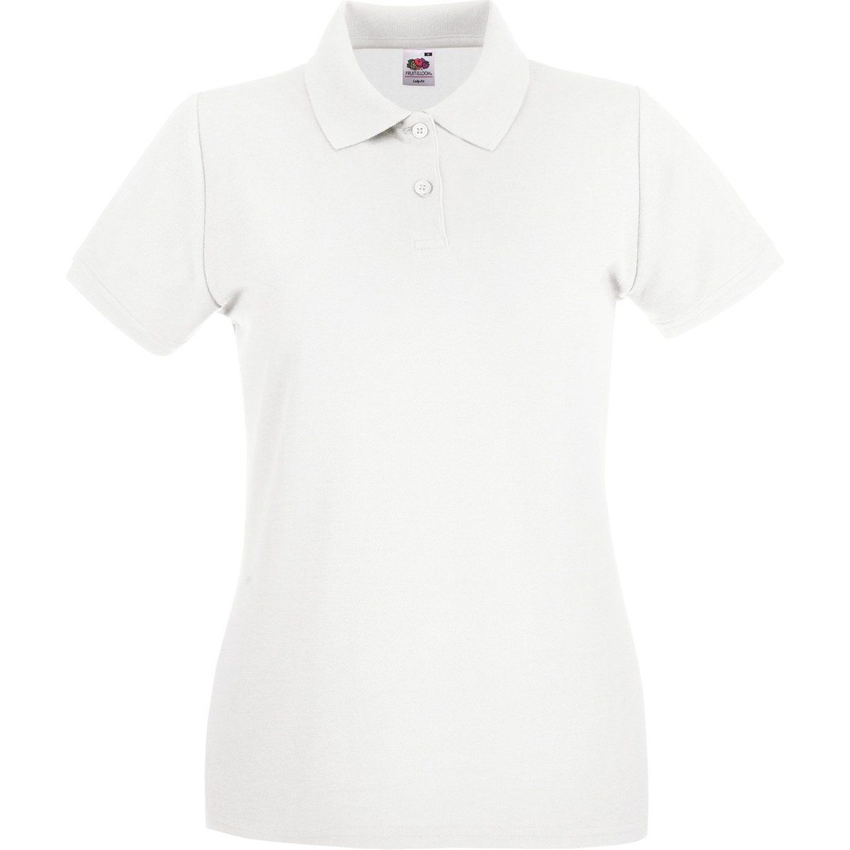 Fruit of the Loom - Poloshirt für Damen (Weiß)