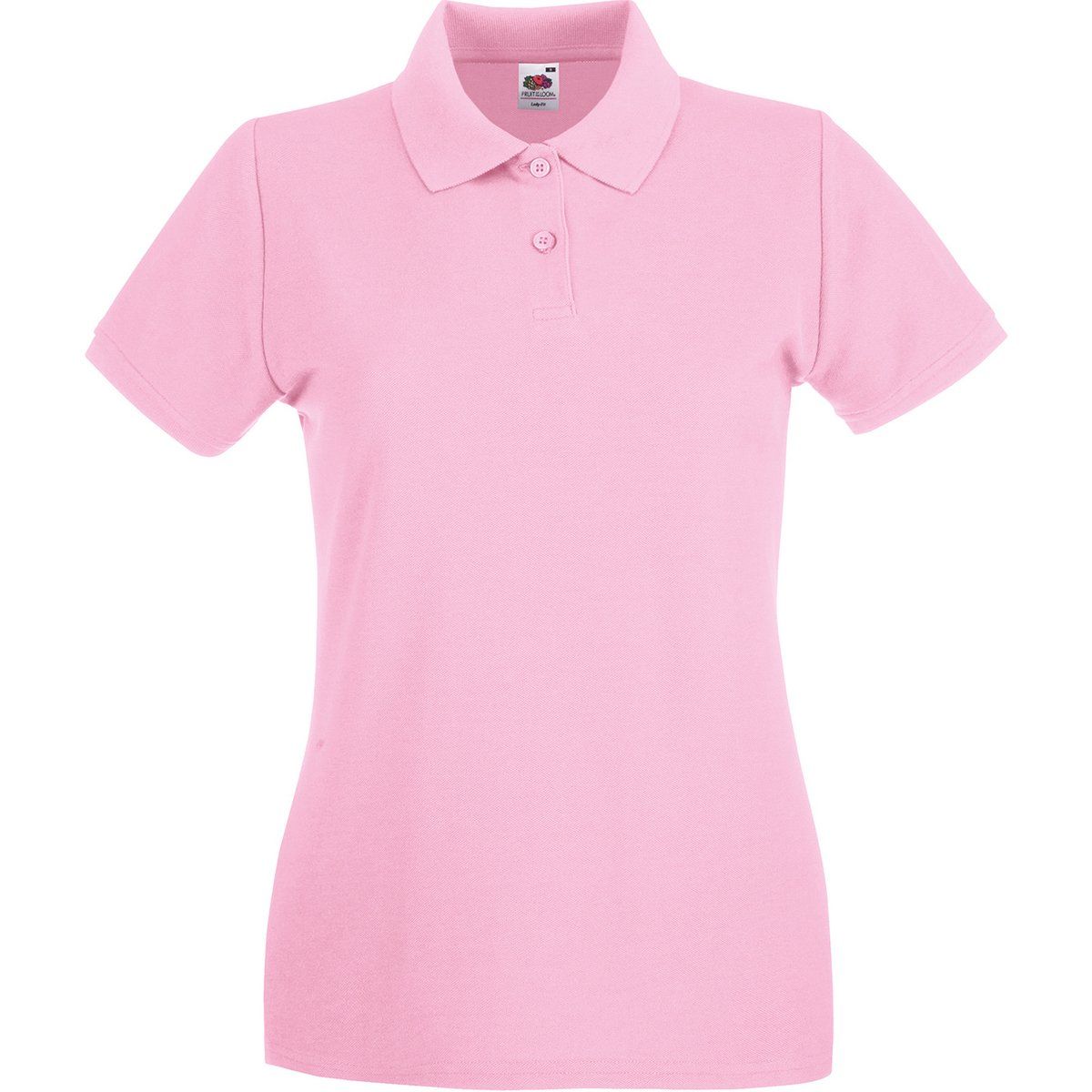 Fruit of the Loom - "Premium" Poloshirt für Damen (Hellrosa)