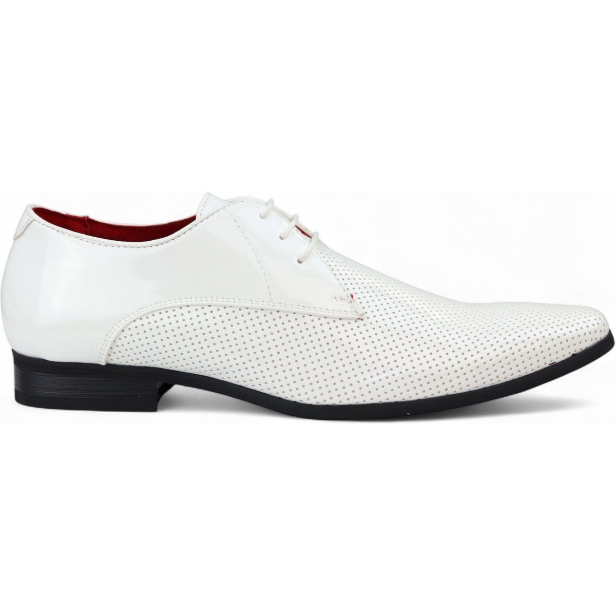 Perforierte Formelle Derby-Schuhe mit Spitze