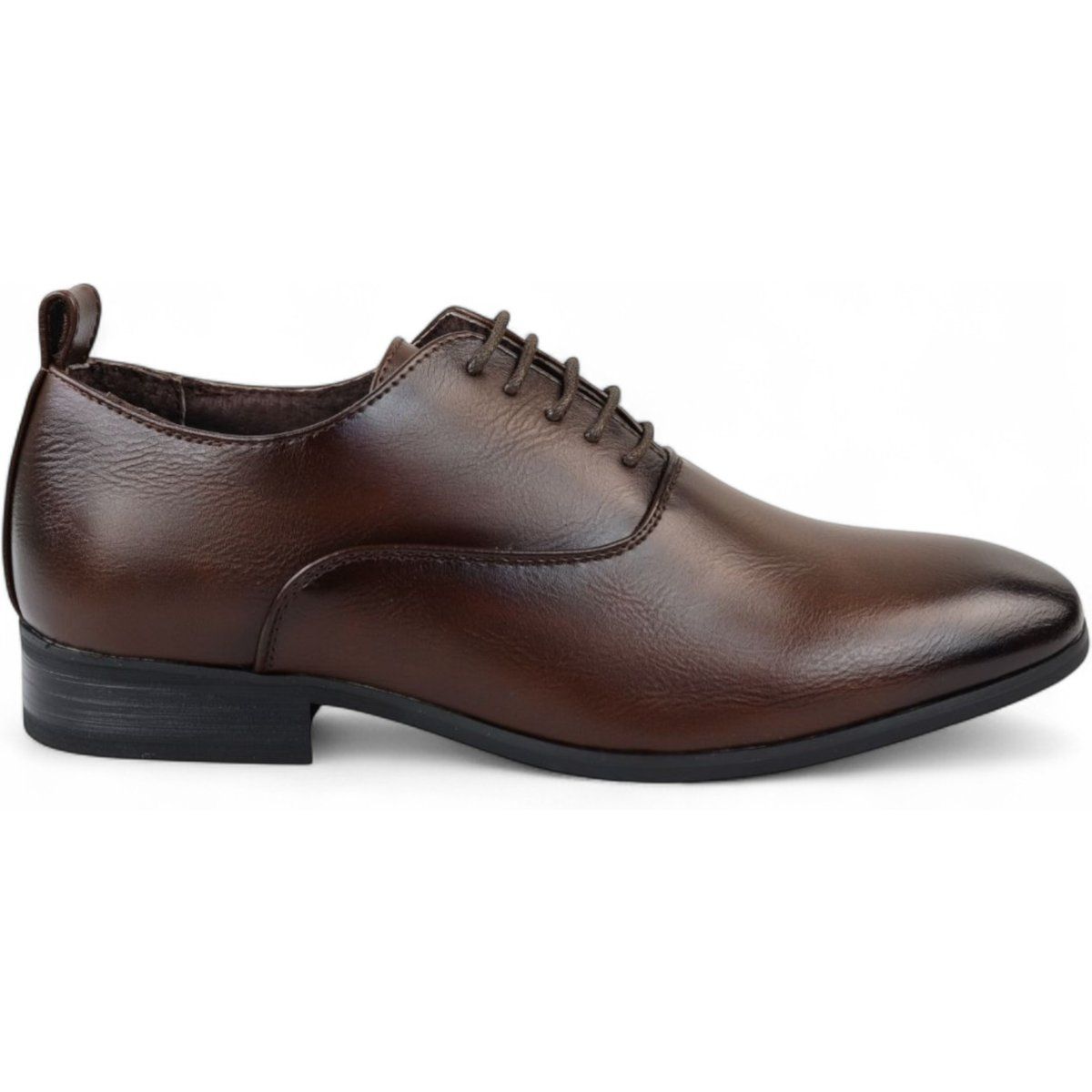 Klassische braune Oxford-Schnürschuhe für Herren