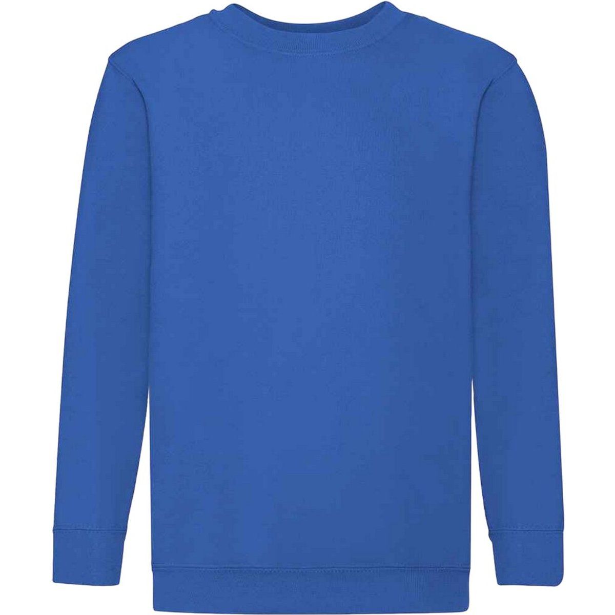 Klassisches Langarm-Sweatshirt mit Rundhalsausschnitt
