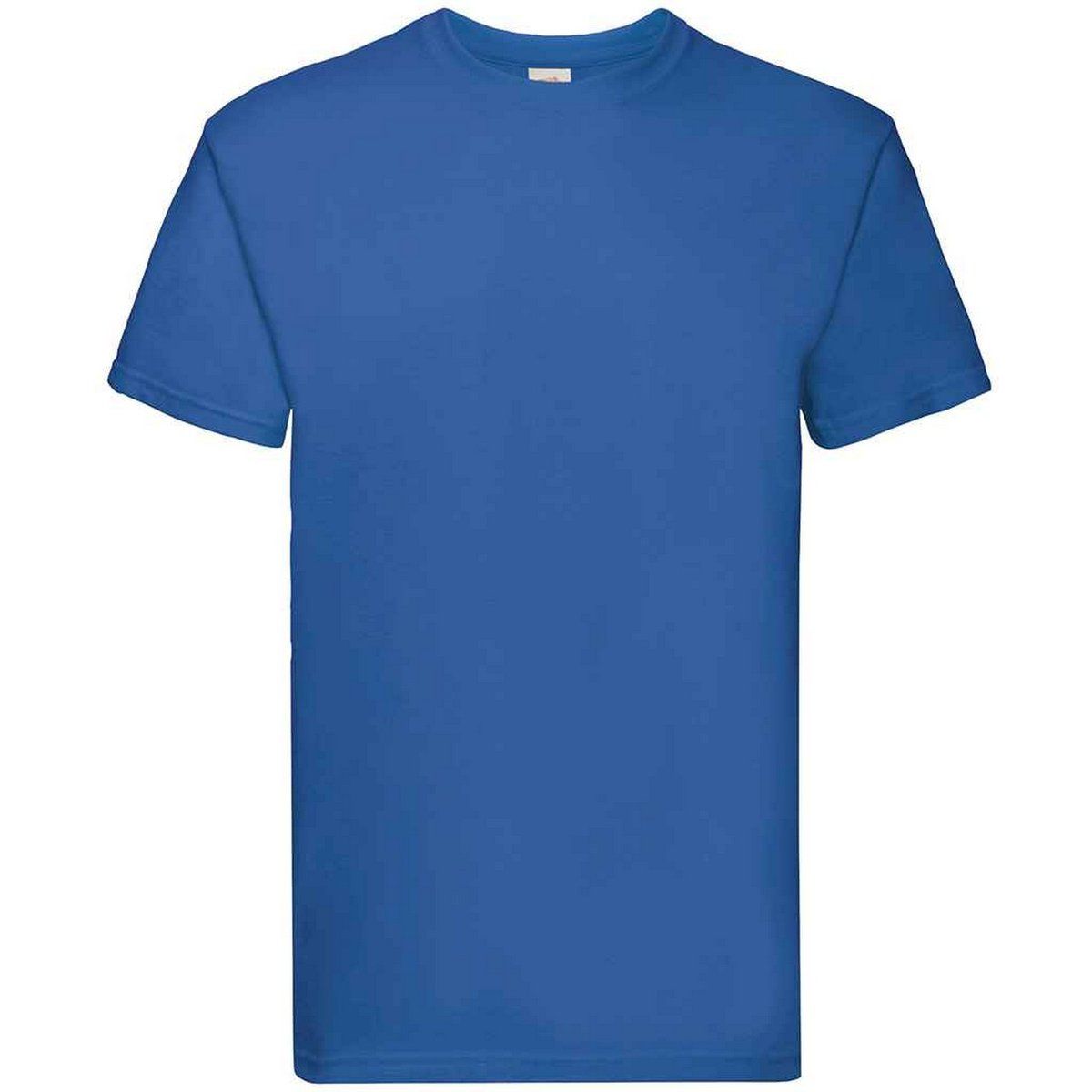 Fruit of the Loom - "Super Premium" T-Shirt für Herren/Damen Unisex (Königsblau)