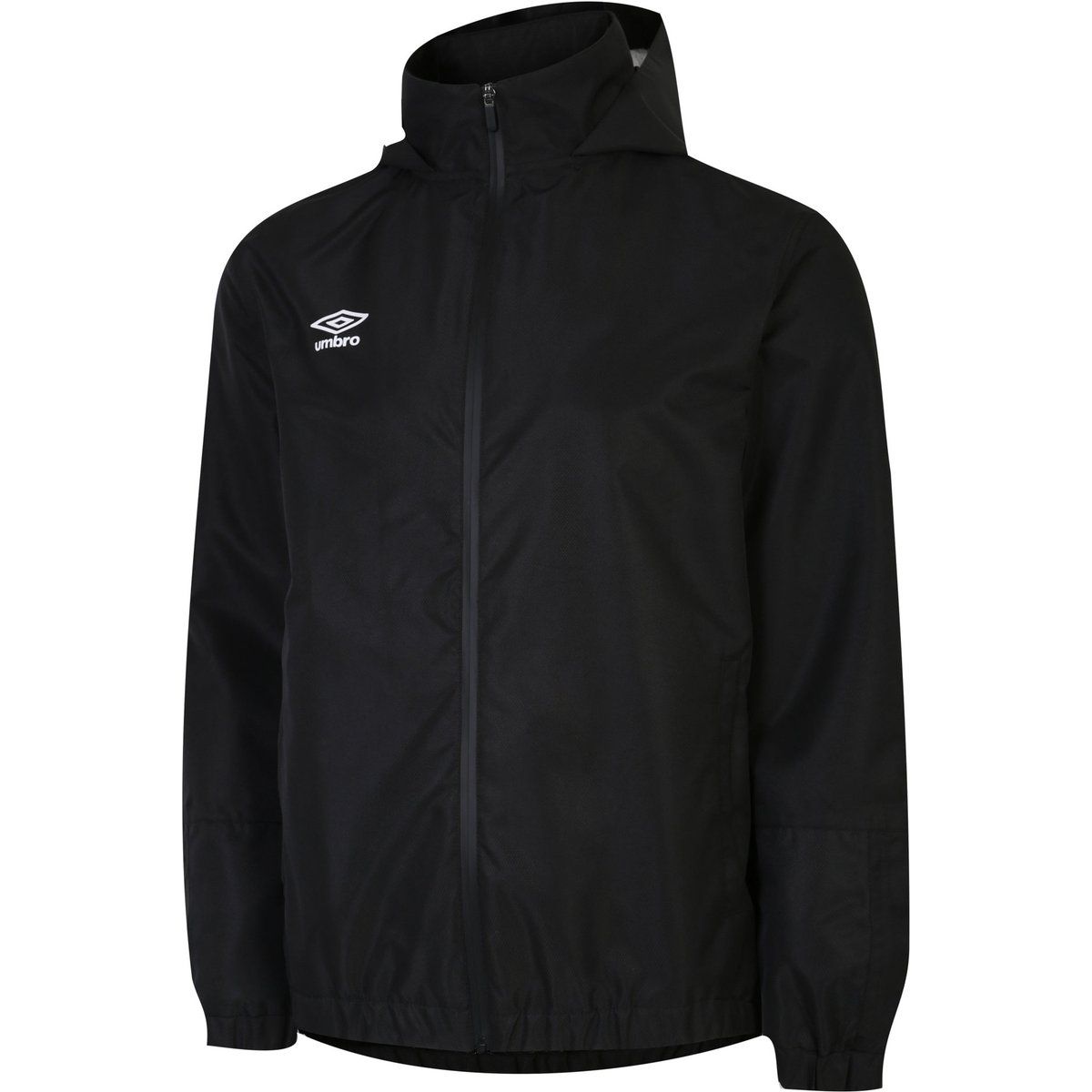 Umbro - "Total" Jacke, wasserfest für Herren - Training (Schwarz/Weiß)