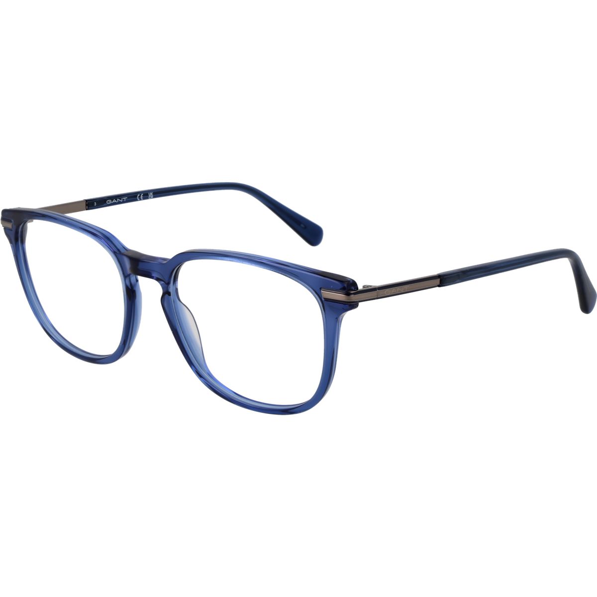 Blaue Acetat Vollrand Brille