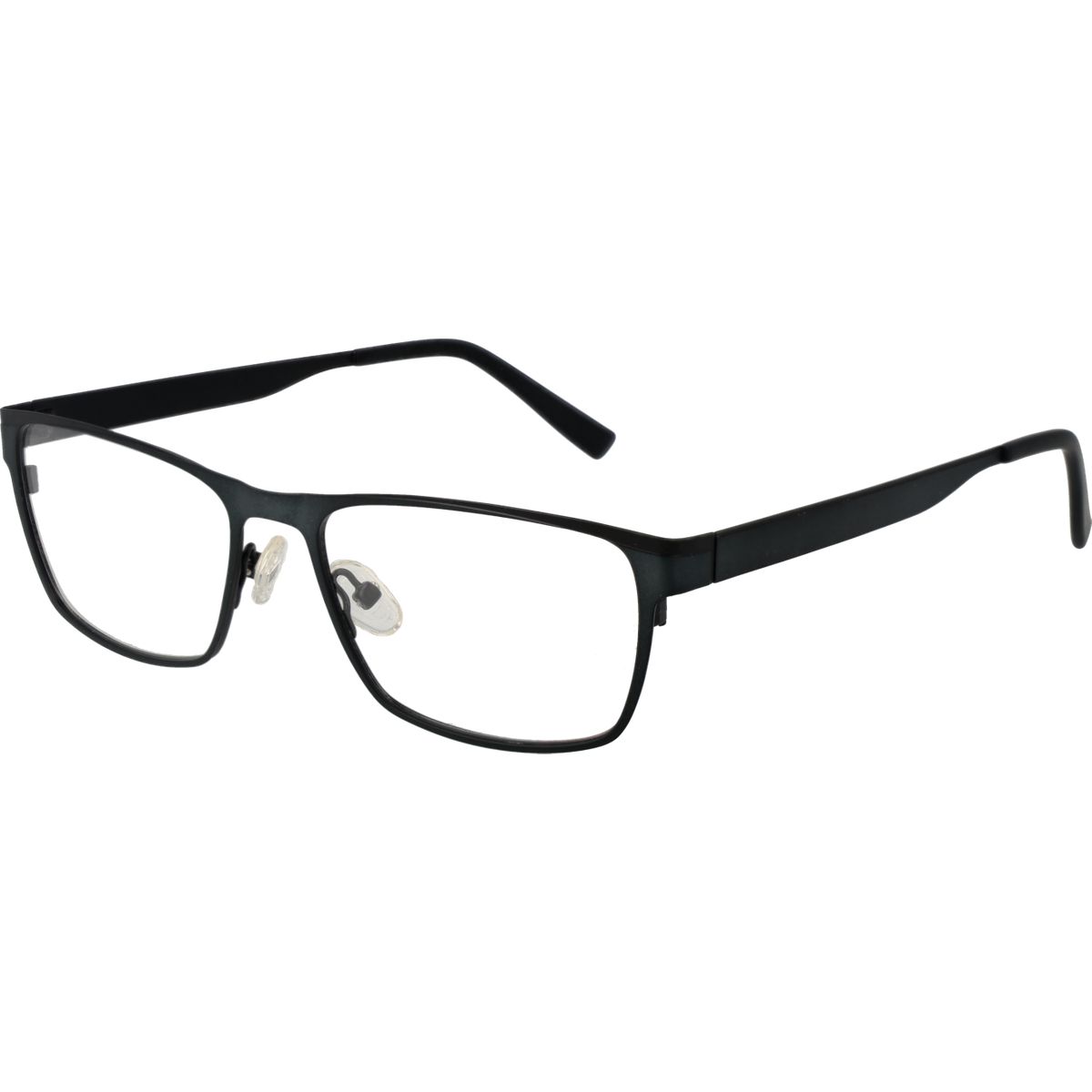 Rechteckige Vollrand-Metallbrille