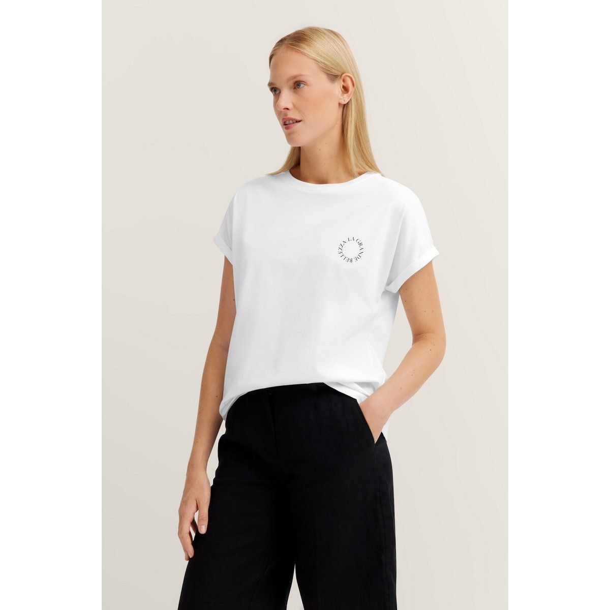 T-Shirt aus Bio-Baumwolle mit Grafikdruck