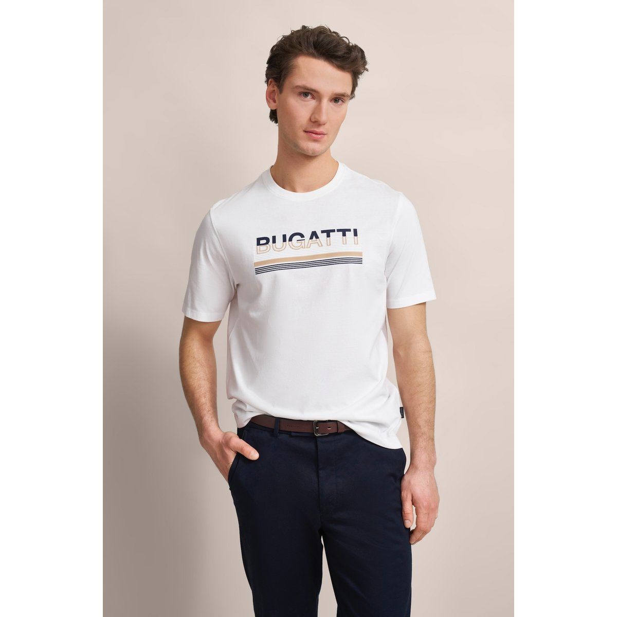 T-Shirt aus Baumwolle mit grafischem Logo-Print